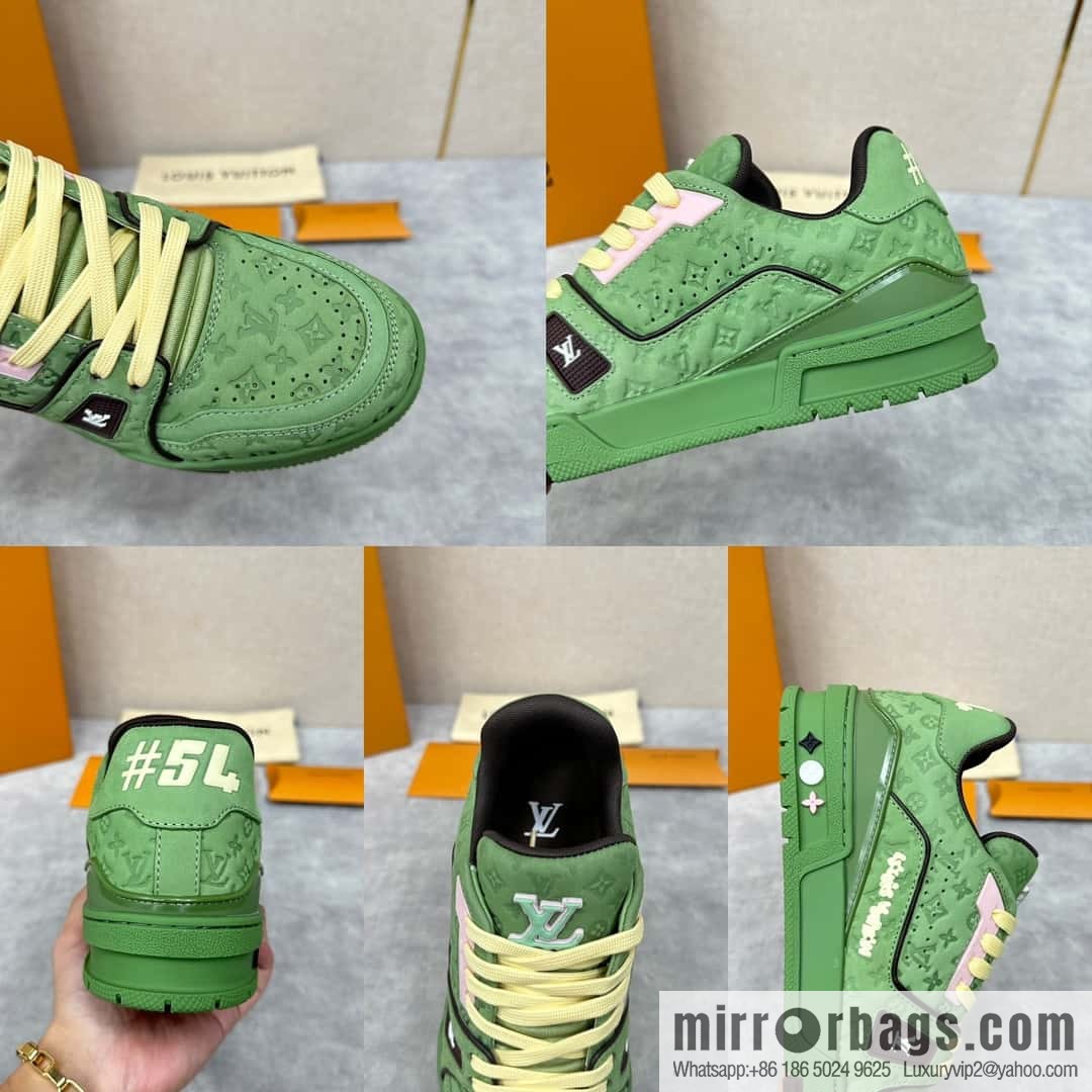 💋💍L new product TRAINER sports shoes series LV TRAINER sports shoes 1ACR6C