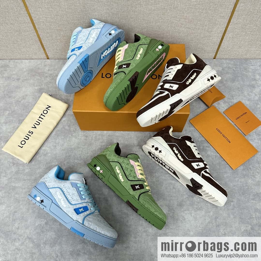 💋💍L new product TRAINER sports shoes series LV TRAINER sports shoes 1ACR6C