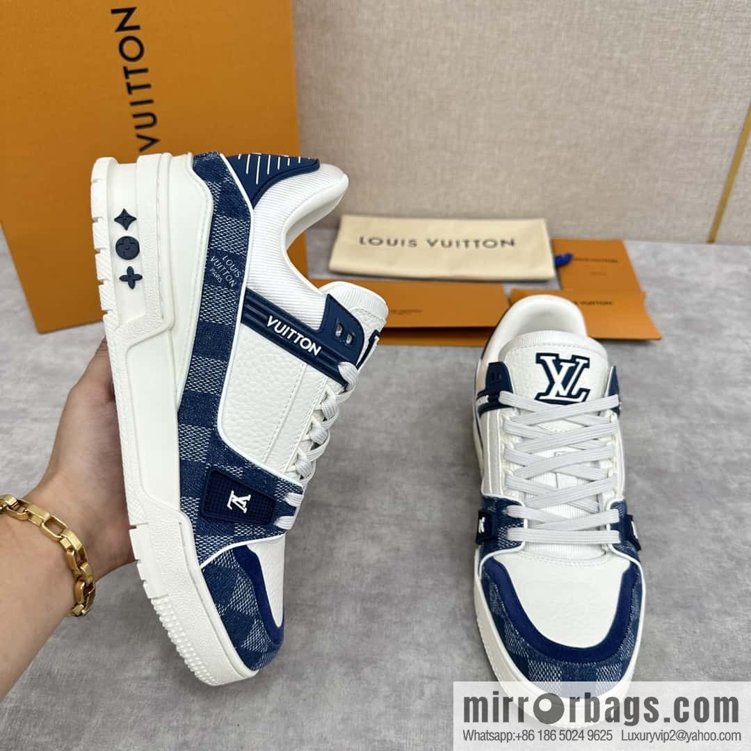 💋💍L new product TRAINER sports shoes series LV TRAINER sports shoes 1AC2AP