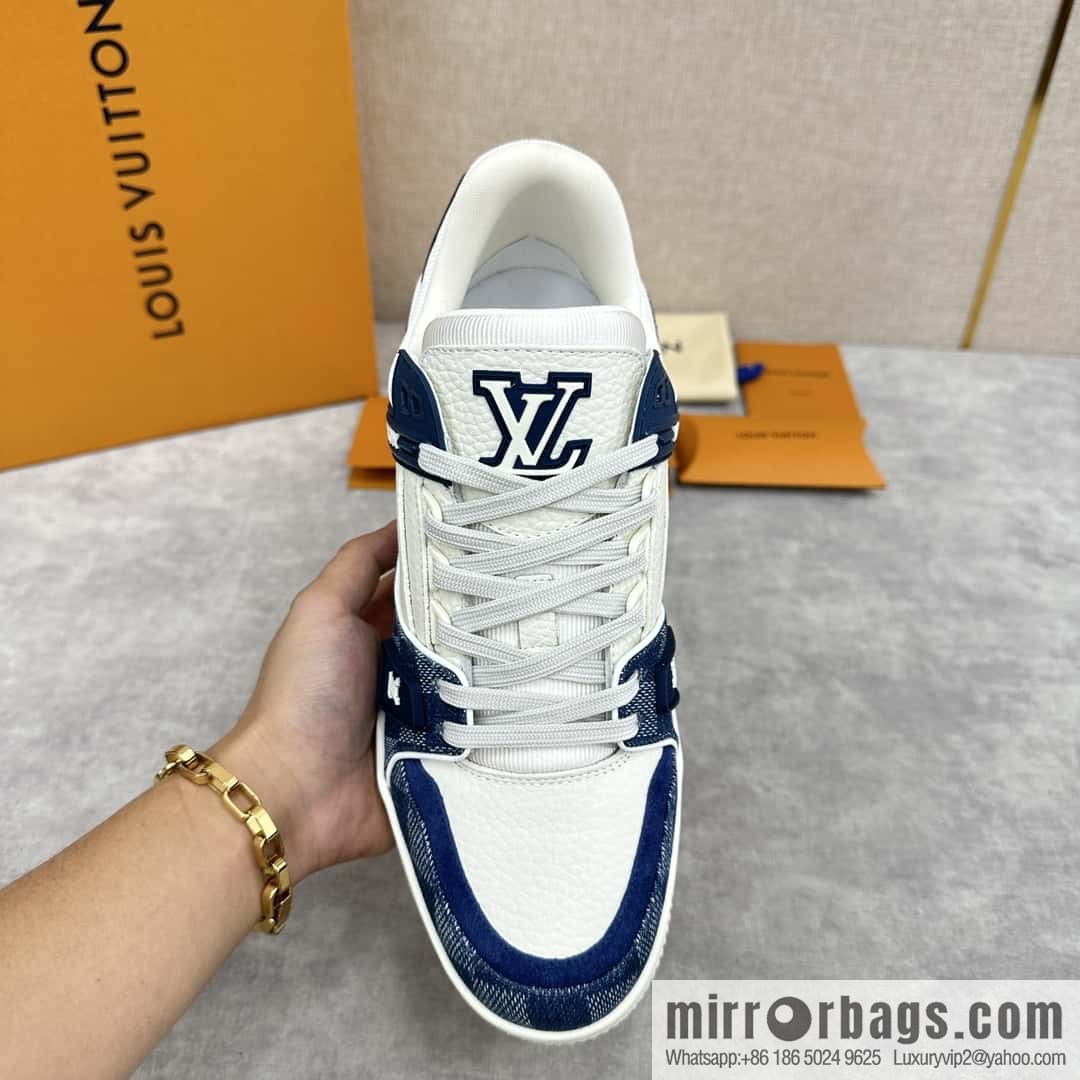 💋💍L new product TRAINER sports shoes series LV TRAINER sports shoes 1AC2AP