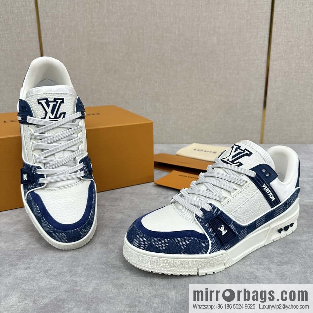 💋💍L new product TRAINER sports shoes series LV TRAINER sports shoes 1AC2AP
