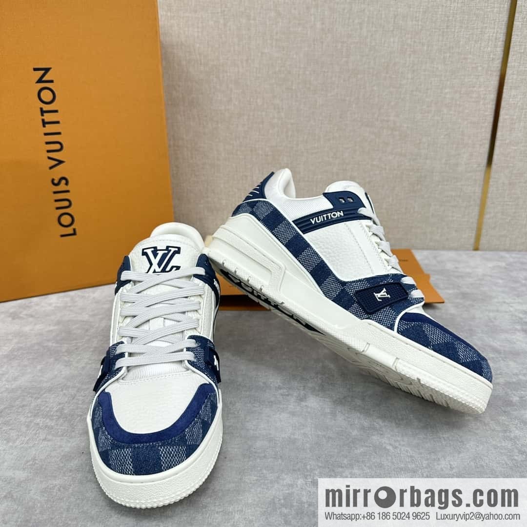 💋💍L new product TRAINER sports shoes series LV TRAINER sports shoes 1AC2AP
