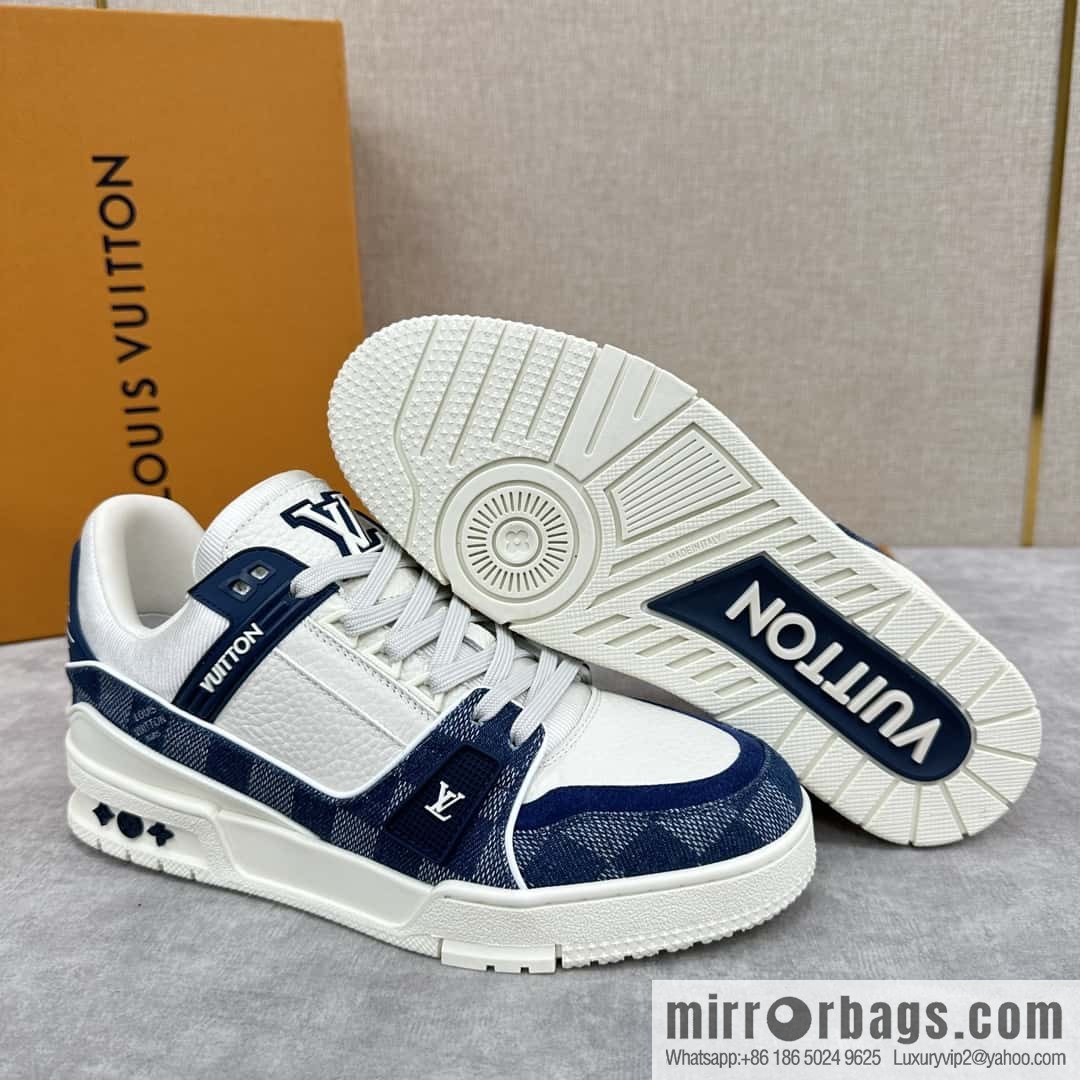 💋💍L new product TRAINER sports shoes series LV TRAINER sports shoes 1AC2AP
