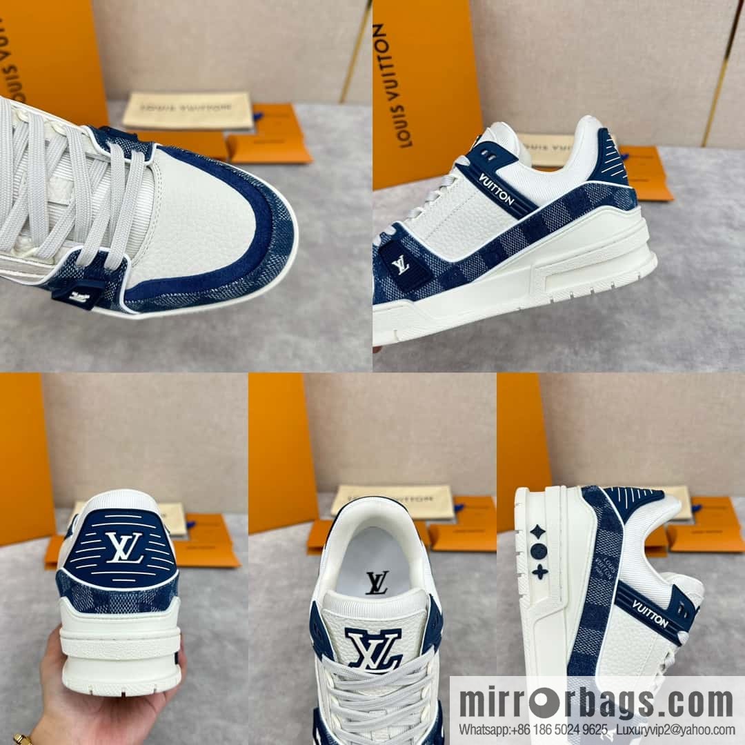 💋💍L new product TRAINER sports shoes series LV TRAINER sports shoes 1AC2AP