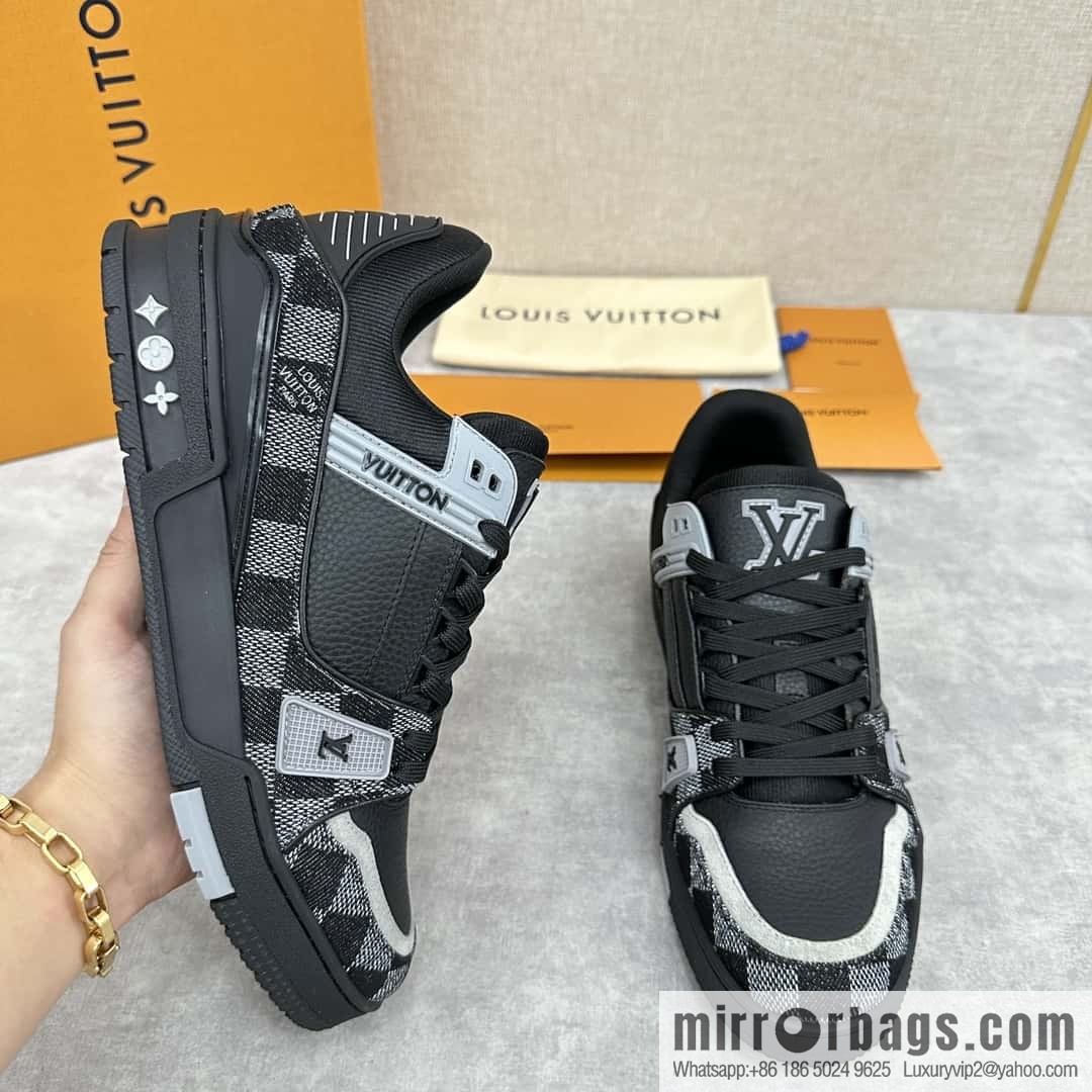 💋💍L new product TRAINER sports shoes series LV TRAINER sports shoes 1ACPSF