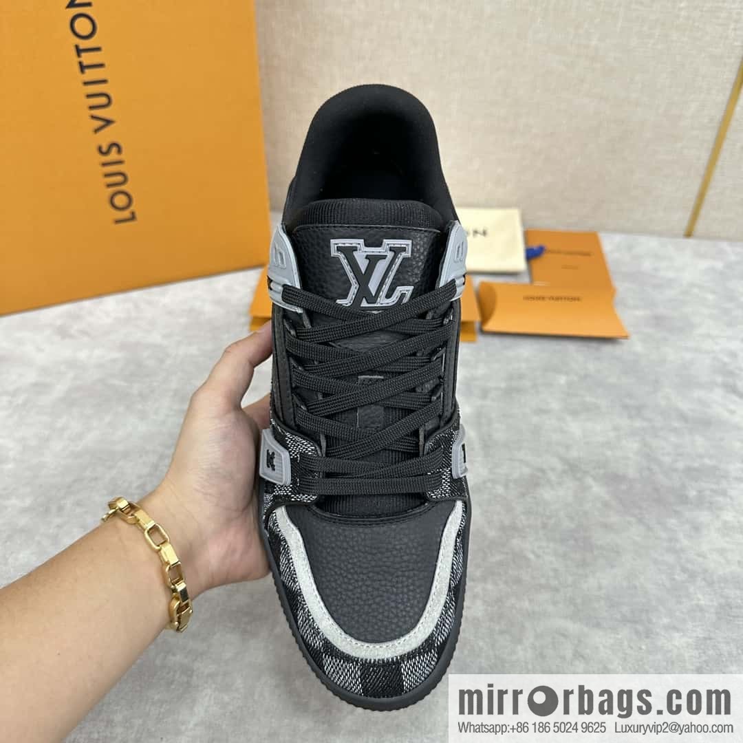 💋💍L new product TRAINER sports shoes series LV TRAINER sports shoes 1ACPSF