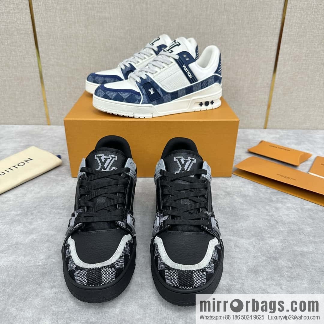 💋💍L new product TRAINER sports shoes series LV TRAINER sports shoes 1AC2AP