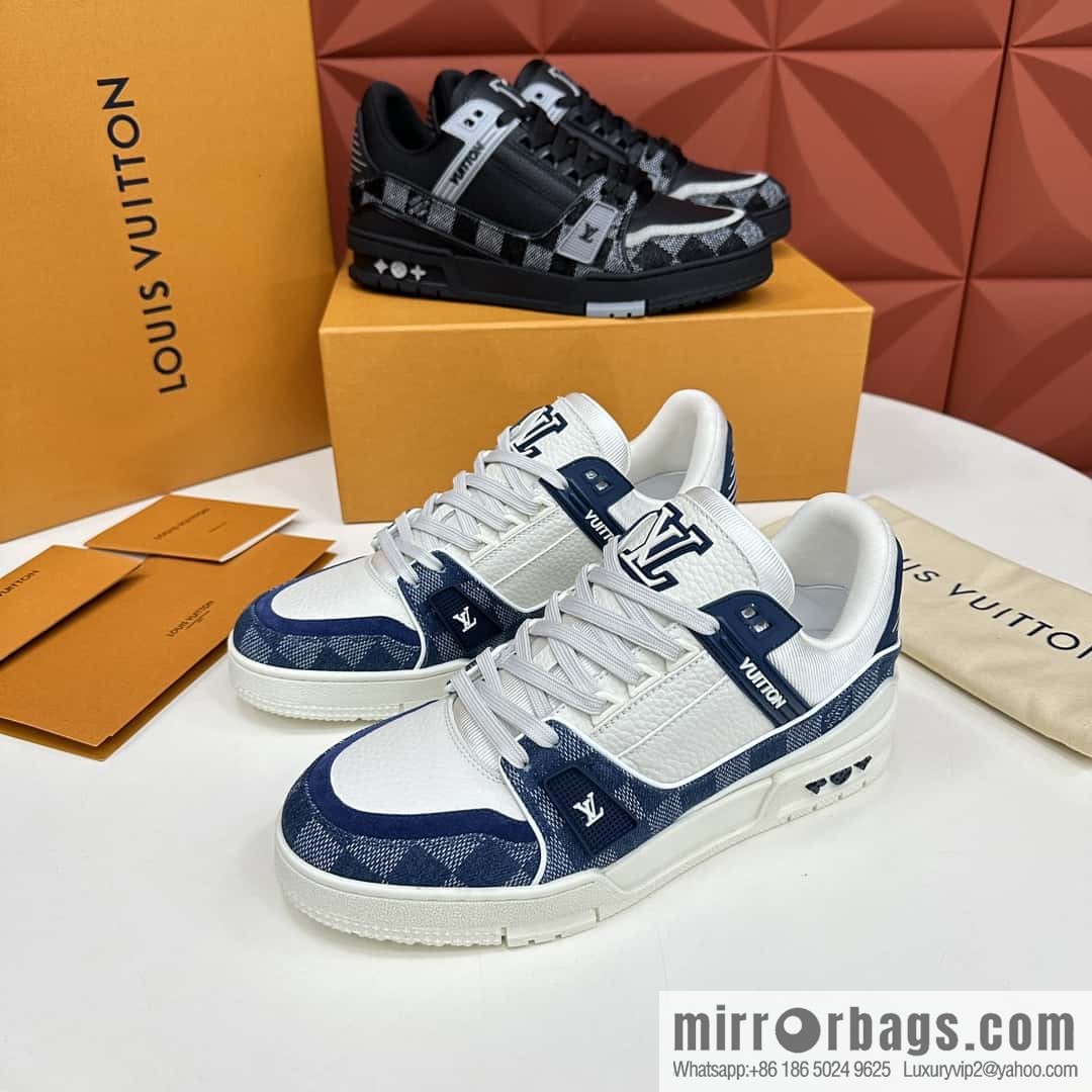 💋💍L new product TRAINER sports shoes series LV TRAINER sports shoes 1ACPSF