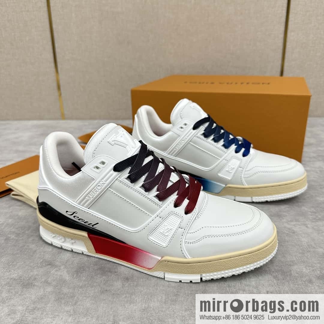 💋💍L home new product L * V Louis~ new TRAINER series sports shoes