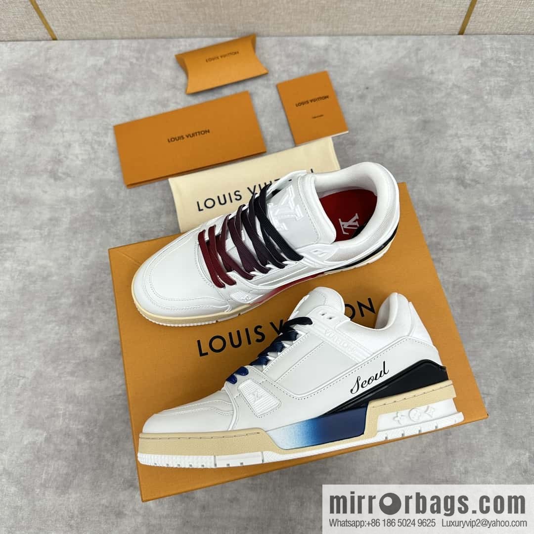 💋💍L home new product L * V Louis~ new TRAINER series sports shoes