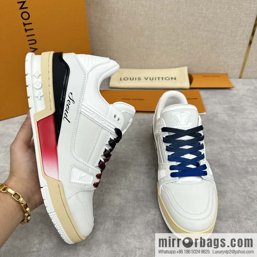 💋💍L home new product L * V Louis~ new TRAINER series sports shoes