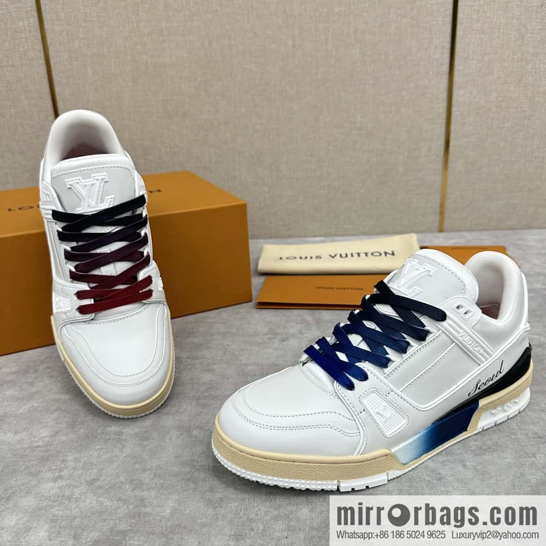 💋💍L home new product L * V Louis~ new TRAINER series sports shoes