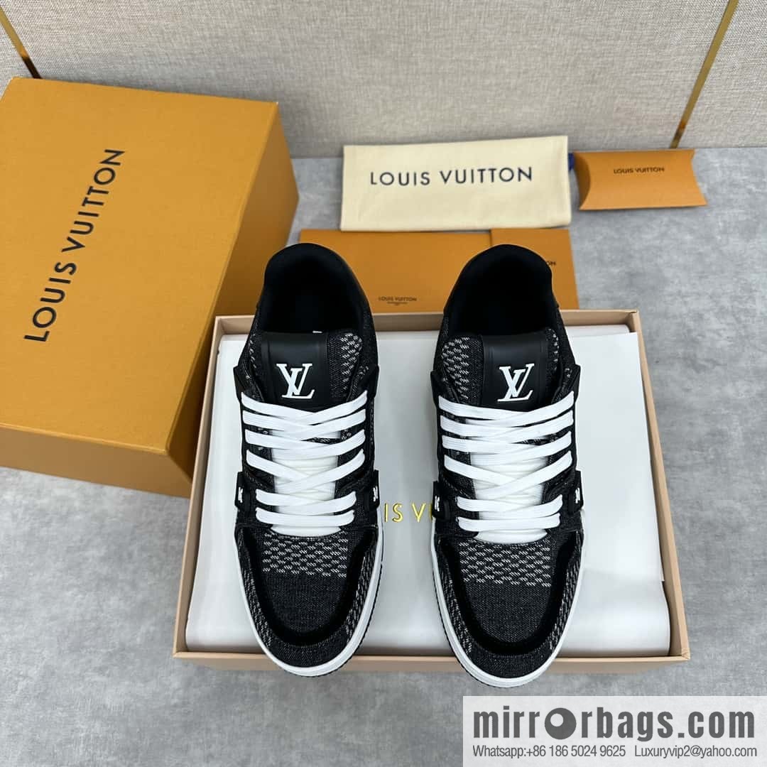 💋💍L new products L * V Louis~ new products of the season are on the shelves TRAINER series sports shoes 1AD6DX