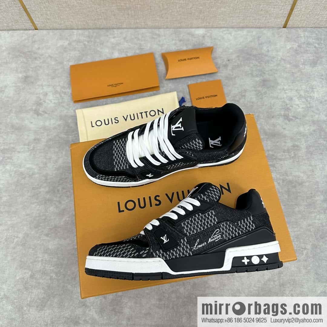 💋💍L new products L * V Louis~ new products of the season are on the shelves TRAINER series sports shoes 1AD6DX