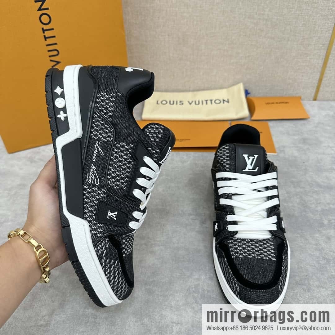 💋💍L new products L * V Louis~ new products of the season are on the shelves TRAINER series sports shoes 1AD6DX