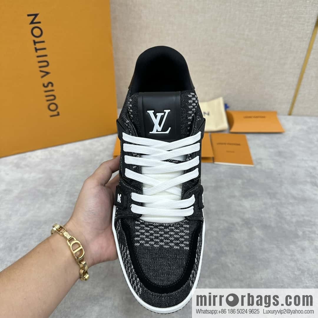💋💍L new products L * V Louis~ new products of the season are on the shelves TRAINER series sports shoes 1AD6DX
