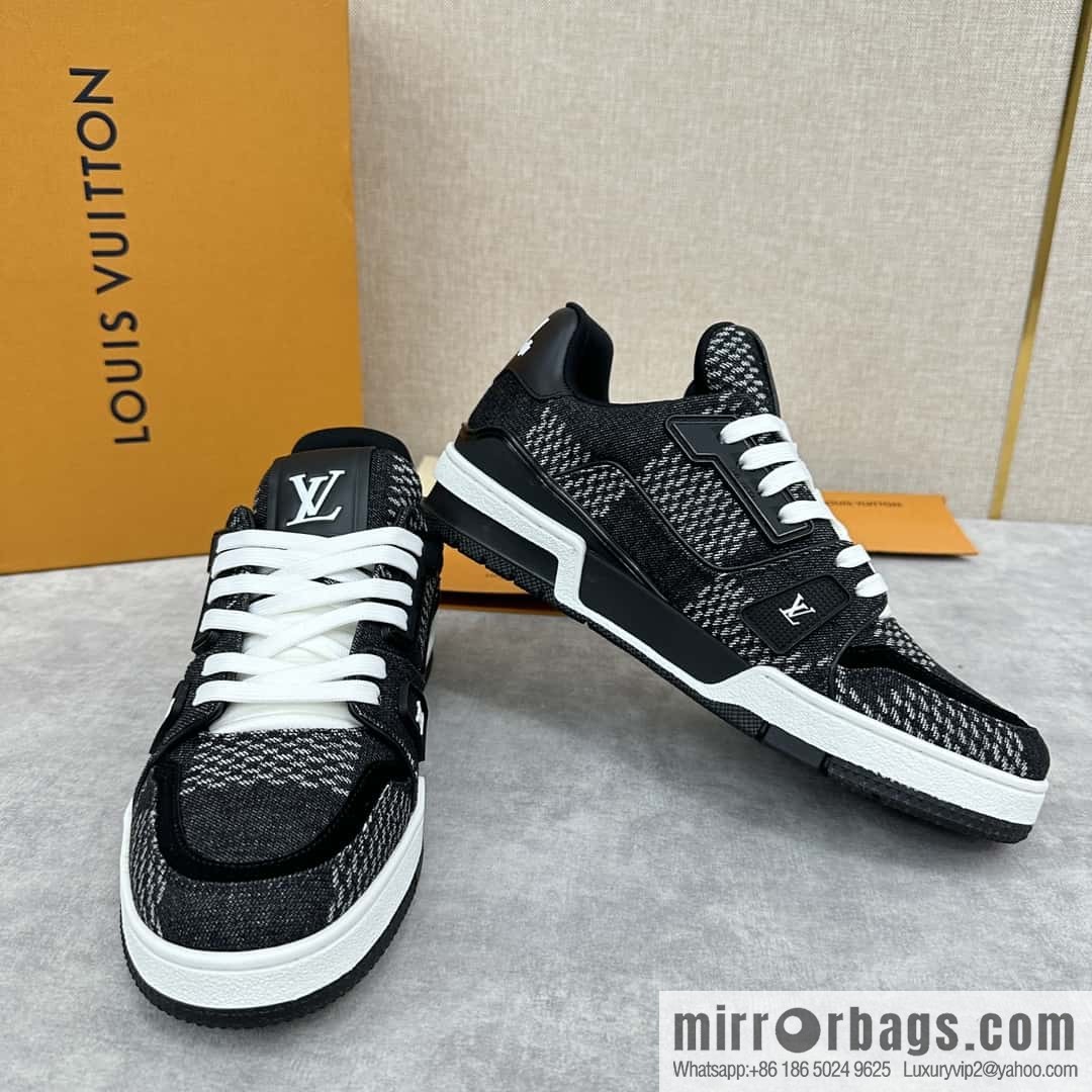 💋💍L new products L * V Louis~ new products of the season are on the shelves TRAINER series sports shoes 1AD6DX