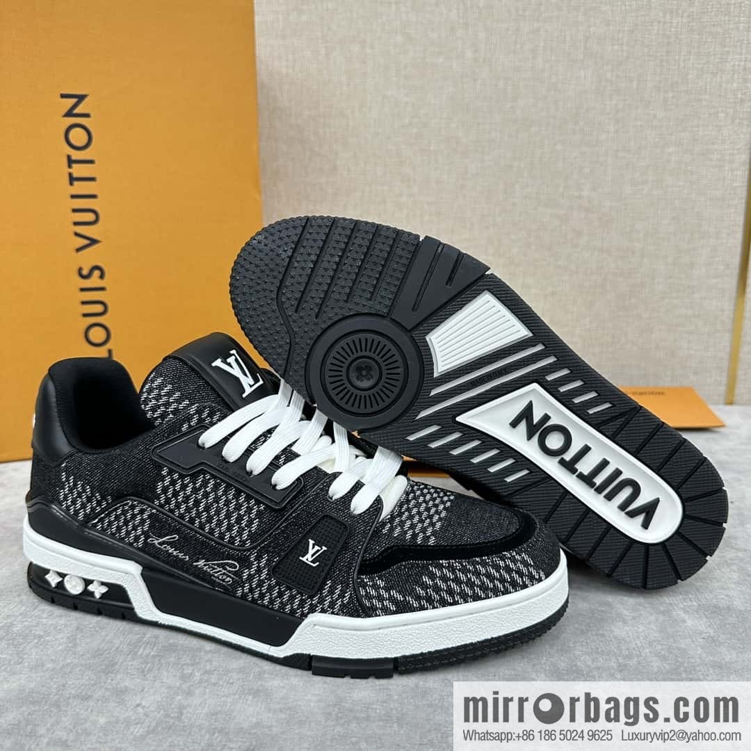 💋💍L new products L * V Louis~ new products of the season are on the shelves TRAINER series sports shoes 1AD6DX