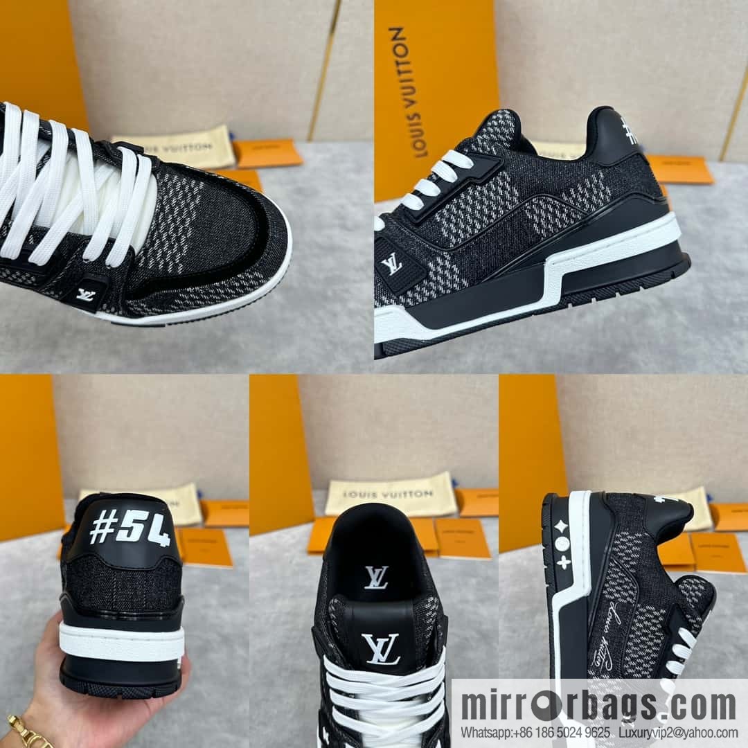 💋💍L new products L * V Louis~ new products of the season are on the shelves TRAINER series sports shoes 1AD6DX