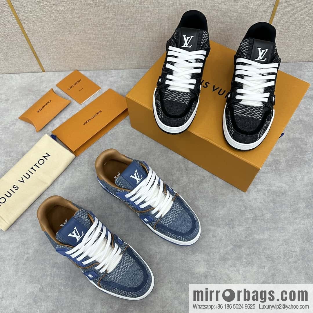 💋💍L new products L * V Louis~ new products of the season are on the shelves TRAINER series sports shoes 1AD6DI