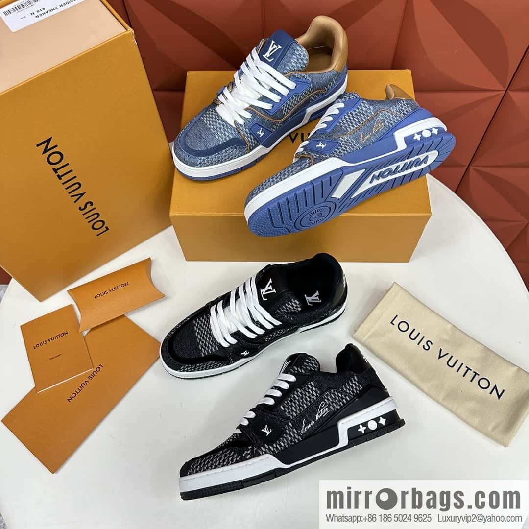 💋💍L new products L * V Louis~ new products of the season are on the shelves TRAINER series sports shoes 1AD6DX
