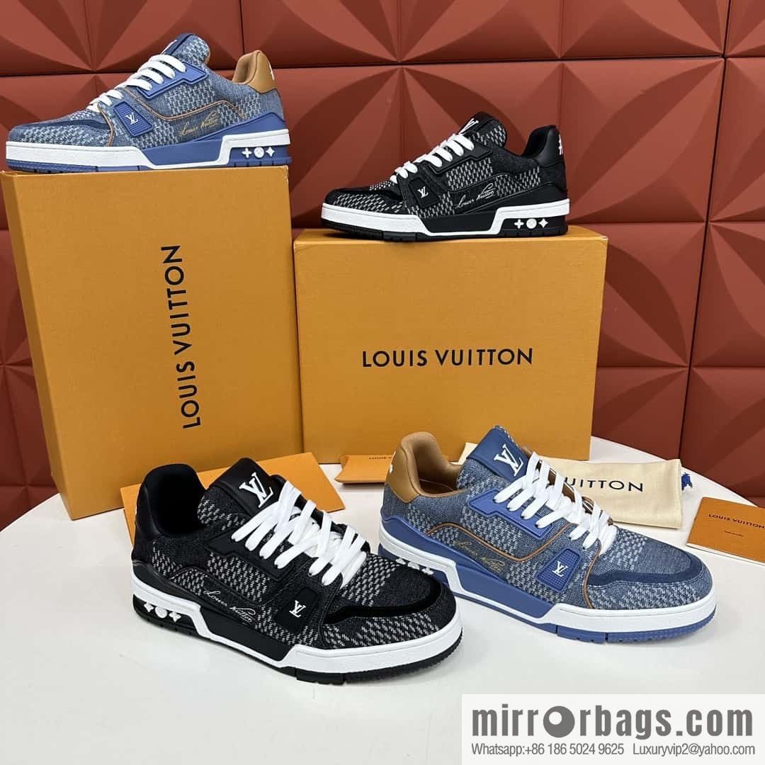 💋💍L new products L * V Louis~ new products of the season are on the shelves TRAINER series sports shoes 1AD6DX