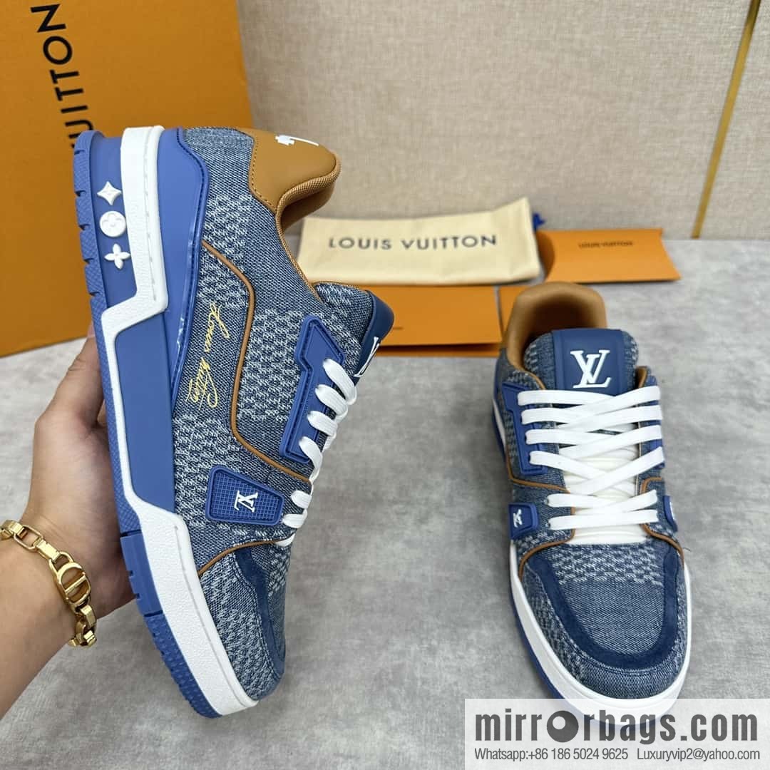 💋💍L new products L * V Louis~ new products of the season are on the shelves TRAINER series sports shoes 1AD6DI