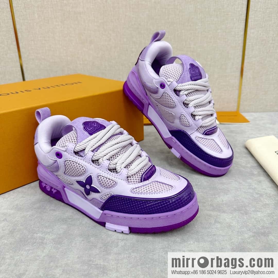 ππL home new products L * V SKATE washing gradual change sports shoes series 1ACQML new LV SKATE sports shoes of the season