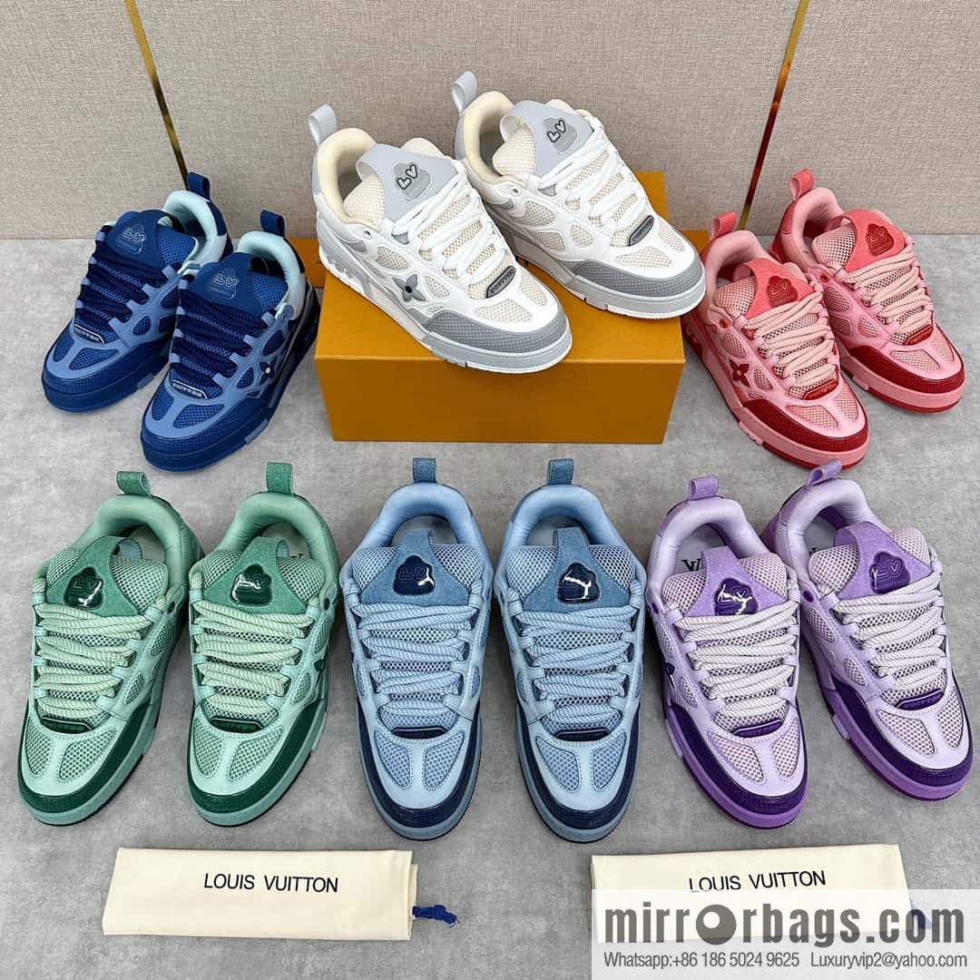 ππL home new products L * V SKATE washing gradual change sports shoes series 1ACQML new LV SKATE sports shoes of the season
