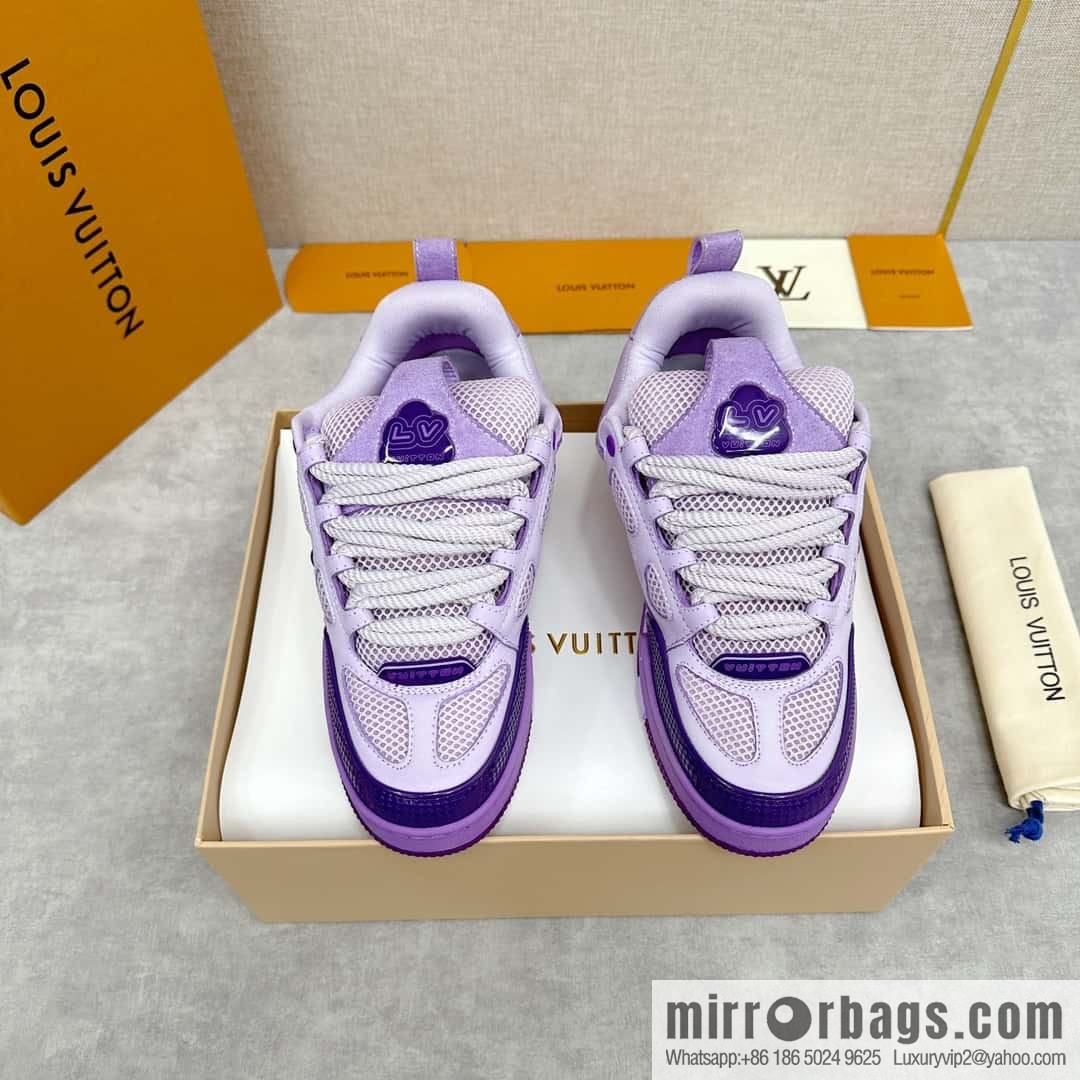 ππL home new products L * V SKATE washing gradual change sports shoes series 1ACQML new LV SKATE sports shoes of the season