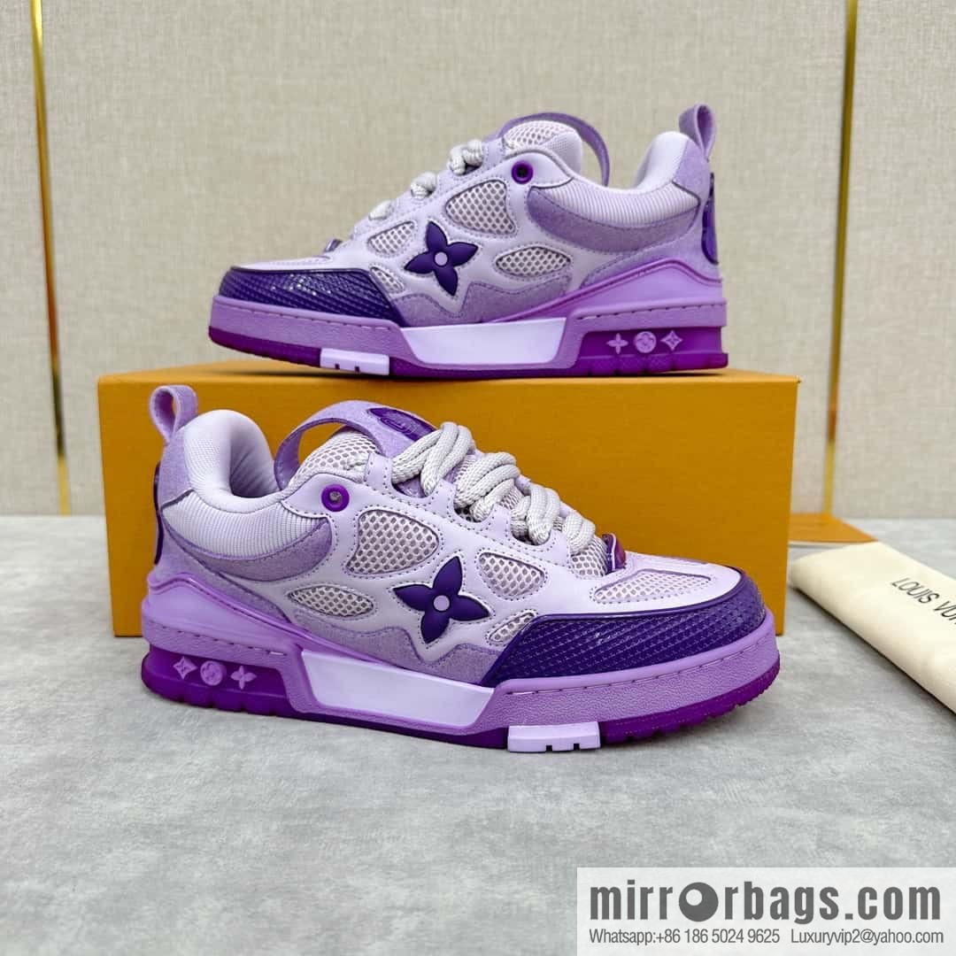 ππL home new products L * V SKATE washing gradual change sports shoes series 1ACQML new LV SKATE sports shoes of the season