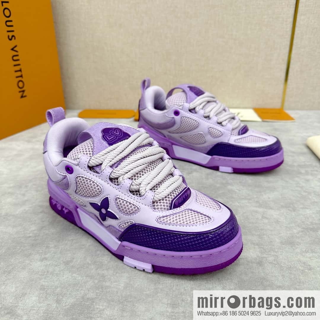 ππL home new products L * V SKATE washing gradual change sports shoes series 1ACQML new LV SKATE sports shoes of the season