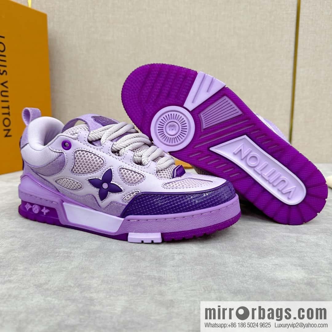 ππL home new products L * V SKATE washing gradual change sports shoes series 1ACQML new LV SKATE sports shoes of the season