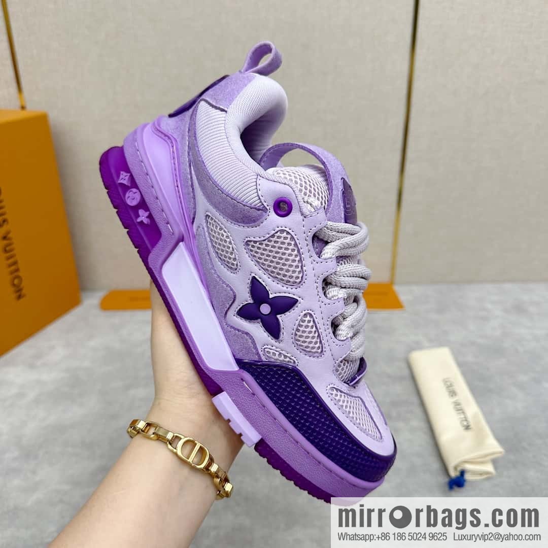 ππL home new products L * V SKATE washing gradual change sports shoes series 1ACQML new LV SKATE sports shoes of the season