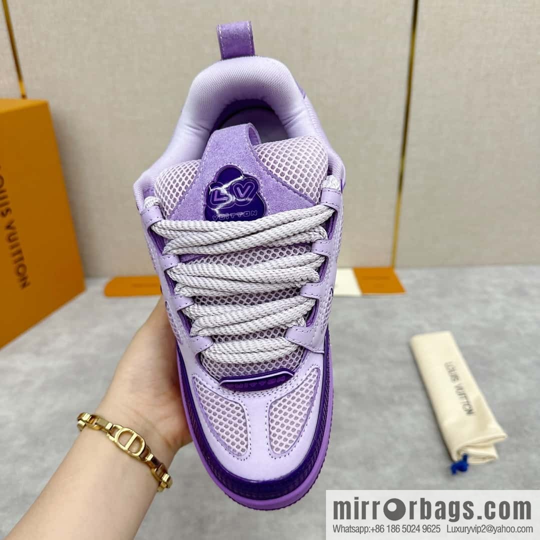 ππL home new products L * V SKATE washing gradual change sports shoes series 1ACQML new LV SKATE sports shoes of the season