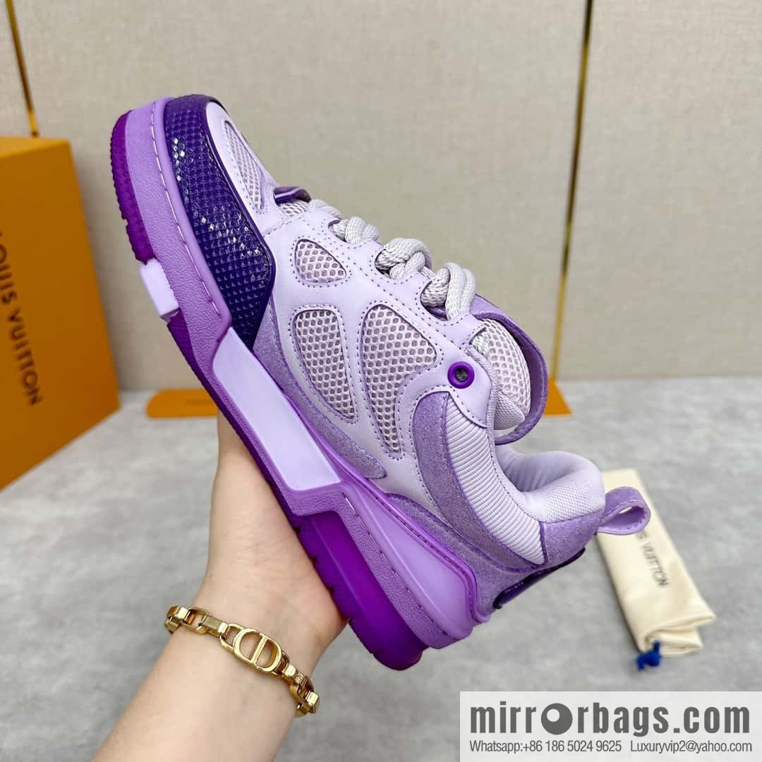 ππL home new products L * V SKATE washing gradual change sports shoes series 1ACQML new LV SKATE sports shoes of the season