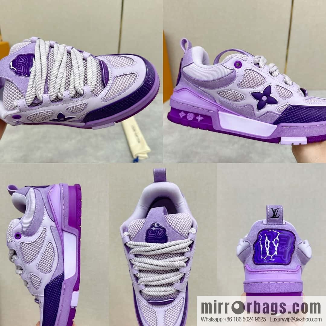 ππL home new products L * V SKATE washing gradual change sports shoes series 1ACQML new LV SKATE sports shoes of the season