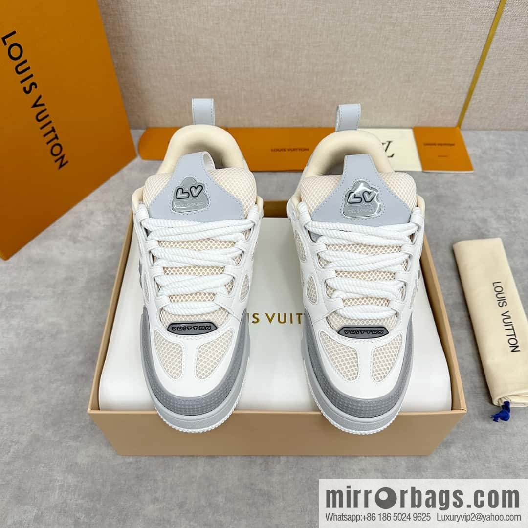 💋💍L home new product L * V SKATE washing gradual change sports shoes series 1ACQP8 new LV SKATE sports shoes in the season