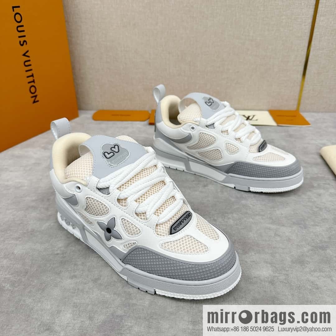 💋💍L home new product L * V SKATE washing gradual change sports shoes series 1ACQP8 new LV SKATE sports shoes in the season