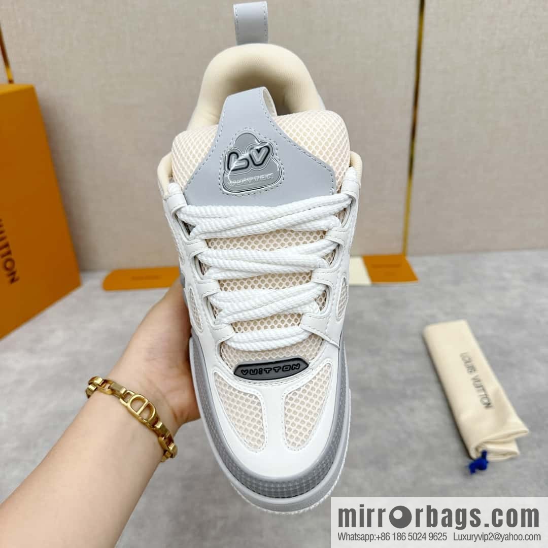 💋💍L home new product L * V SKATE washing gradual change sports shoes series 1ACQP8 new LV SKATE sports shoes in the season