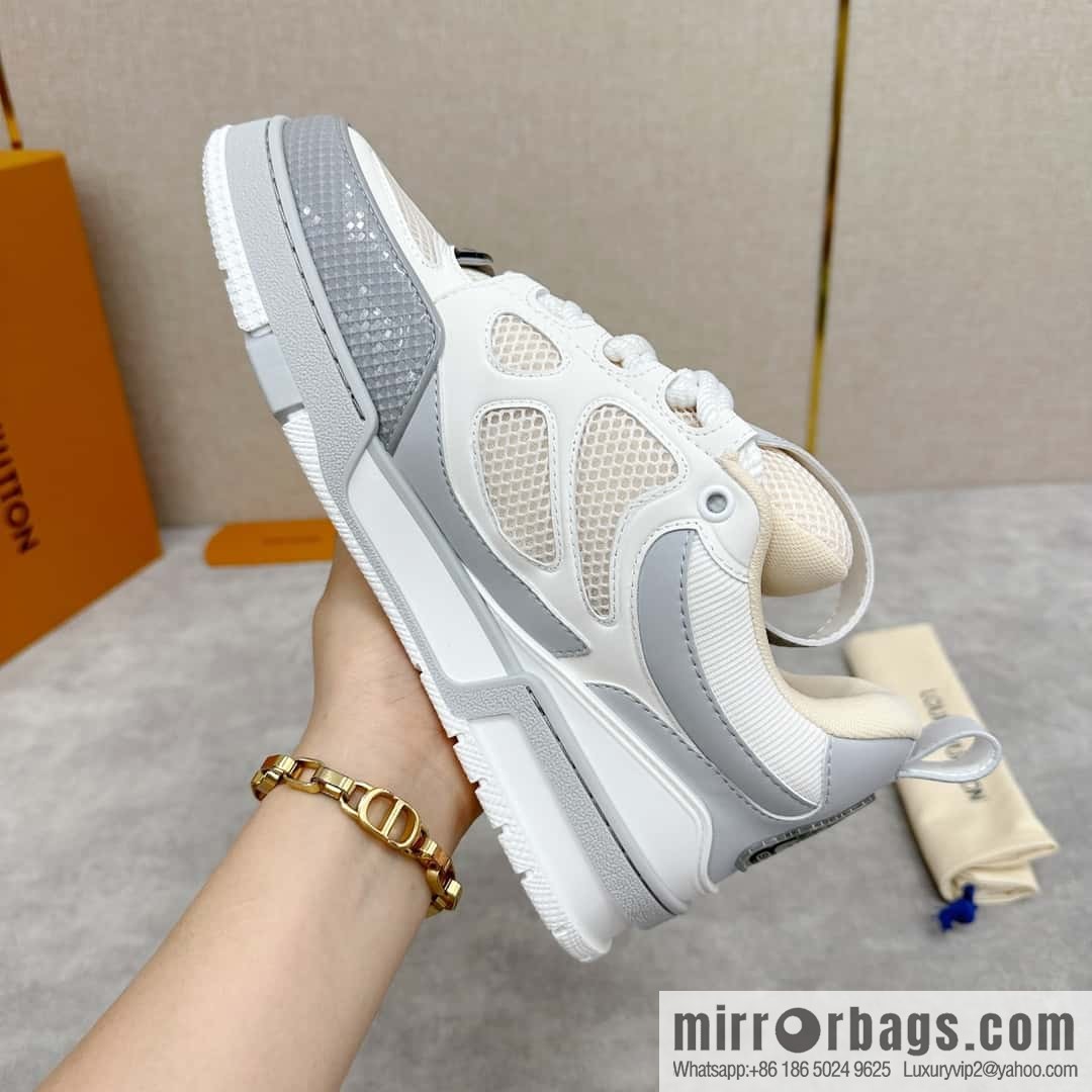 💋💍L home new product L * V SKATE washing gradual change sports shoes series 1ACQP8 new LV SKATE sports shoes in the season