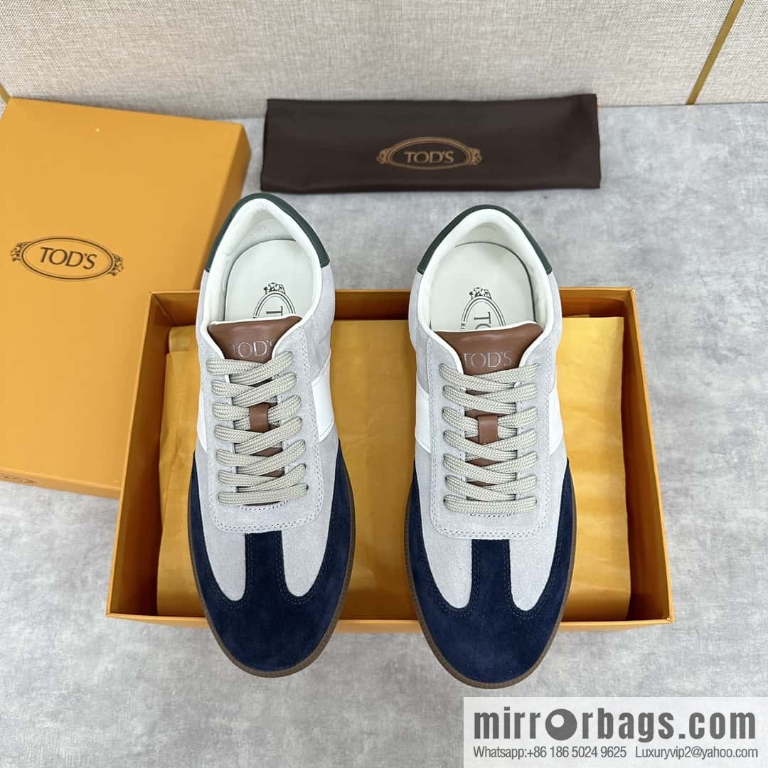 💋💍TOD * S Todd-S, new products on the shelves Tabs suede leather casual sneakers board shoes