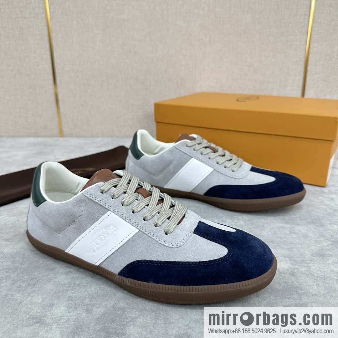 💋💍TOD * S Todd-S, new products on the shelves Tabs suede leather casual sneakers board shoes