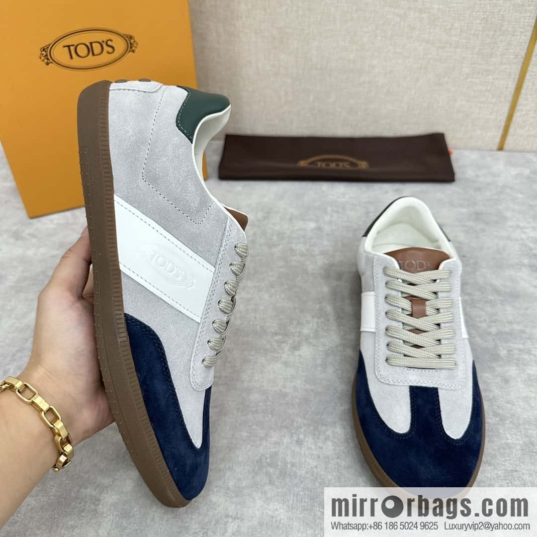 💋💍TOD * S Todd-S, new products on the shelves Tabs suede leather casual sneakers board shoes