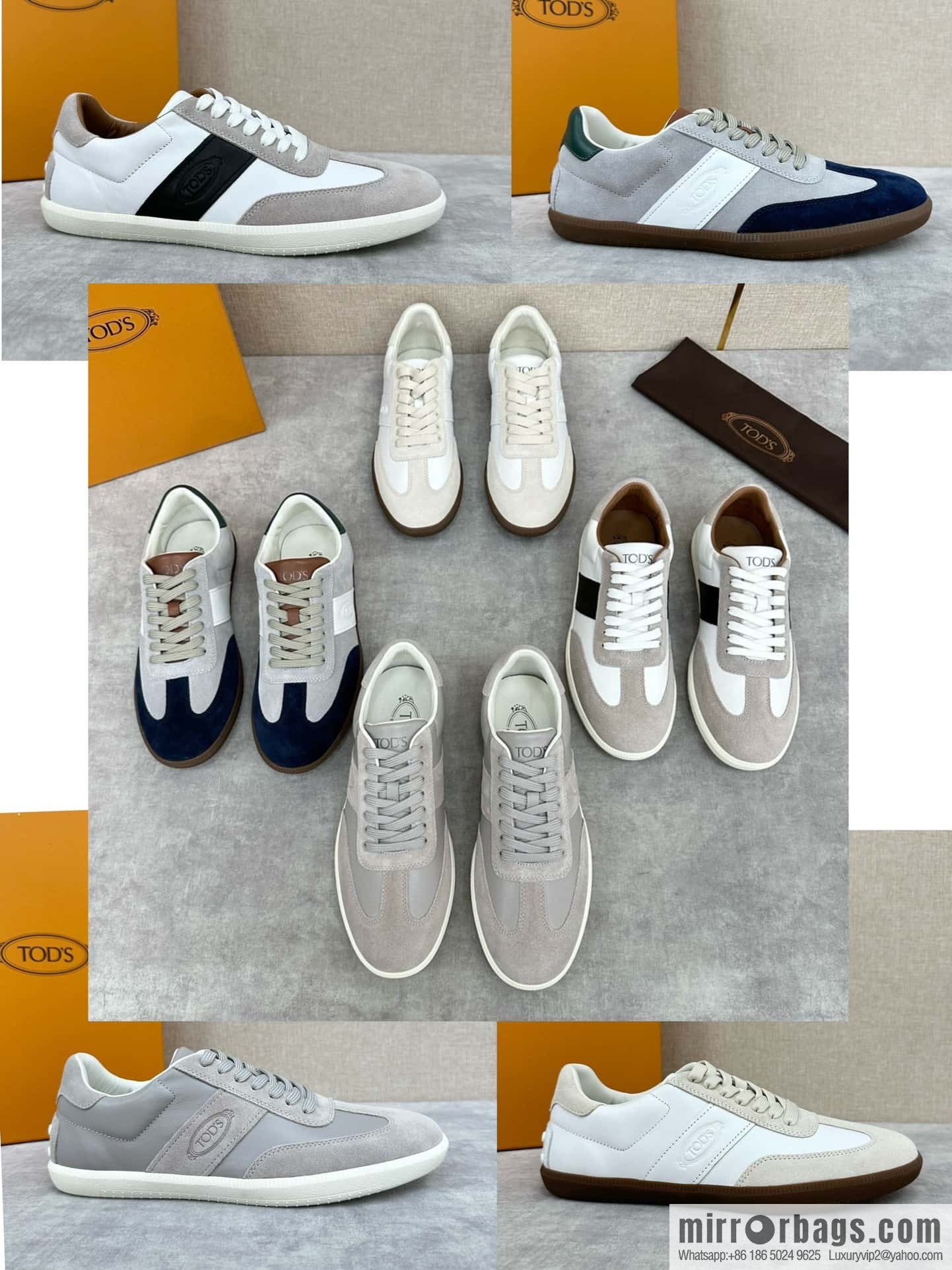 💋💍TOD * S Todd-S, new products on the shelves Tabs suede leather casual sneakers board shoes