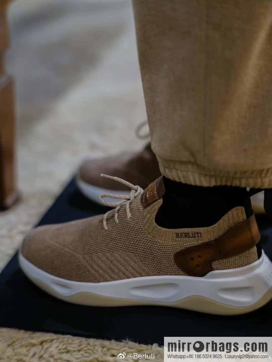 💋💍Berlut's new Shadow fly-knit sneakers