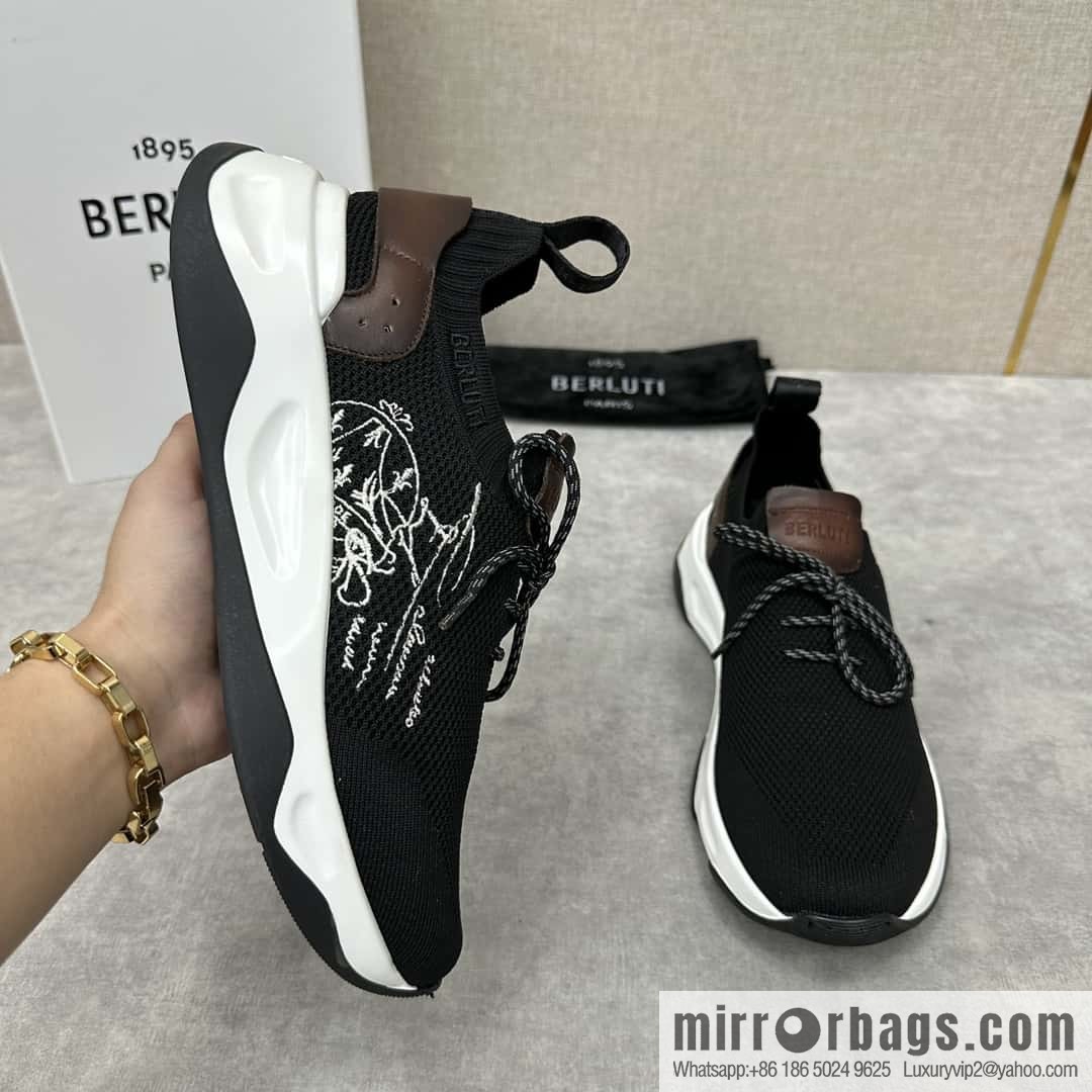 💋💍Berlut's new Shadow fly-knit sneakers
