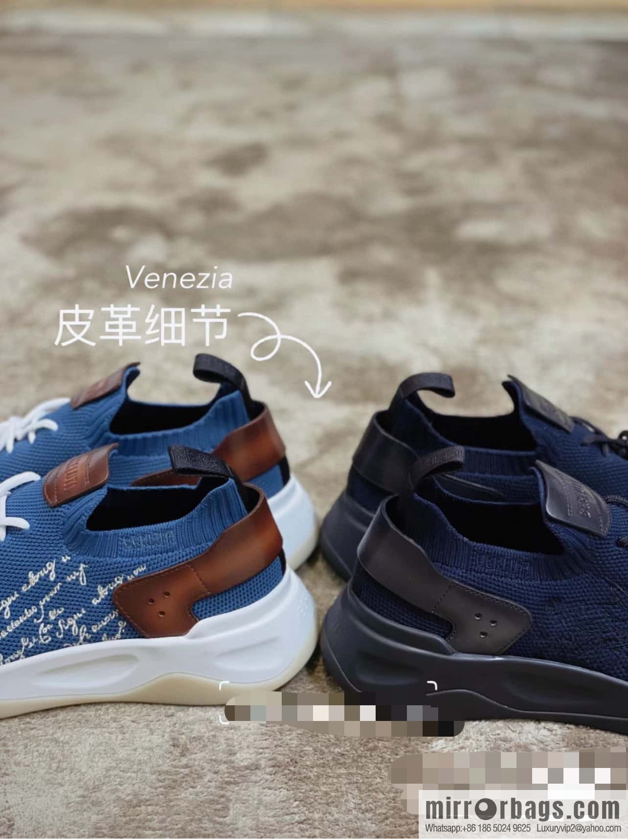 💋💍Berlut's new Shadow fly-knit sneakers