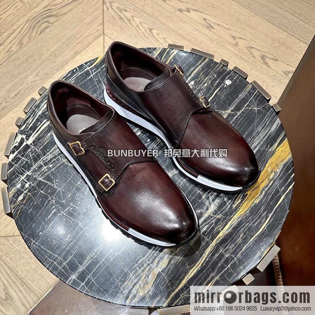 Berlut Bruti, Upgraded Third Generation Private Model Outsole Fast Track Leather Sneakers