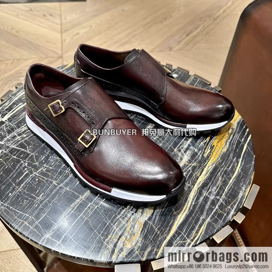 Berlut Bruti, Upgraded Third Generation Private Model Outsole Fast Track Leather Sneakers